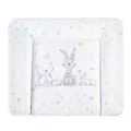 Julius Zöllner Wickelauflage Softy Folie 75x85 cm Häschen und Eule TOP