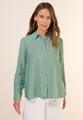 Hemdbluse, mit Struktur, Gr. XL (44), matcha green