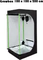 JUNG Growbox 100x100x200cm, Gewäcshaus Pflanzenzelt Growzelt Growschrank Grow