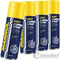 4x250ml MANNOL 9887 COOPER KUPFER SPRAY PASTE BREMSENSPRAY BREMSENREPARATUR