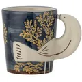 Bloomingville Hezha Tasse, Blue, Steingut