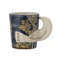 Bloomingville Hezha Tasse, Blue, Steingut
