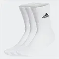adidas Performance Funktionssocken CUSHIONED CREW SOCKEN, 3 PAAR (3-Paar) weiß XL (46/48)