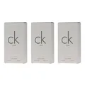 Calvin Klein CK One - EDT Eau de Toilette 200ml (NICHT 100ml) - 3x