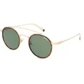 O'NEILL ONS Carillo 2.0 Herren-Sonnenbrille Vollrand Rund Metall-Gestell, gold