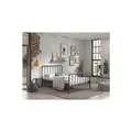 BRONXX Jugendbett mit Liegefläche 140 x 200 cm, Ausf. Metall Denim Blau matt