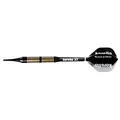 Karella Softdart XT-6, 21 g, Barrellänge 54 mm, Darts für Einsteiger, Schwarz, Gold