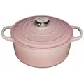 Le Creuset Signature Gusseisen- Braeter rund 24cm shellpink