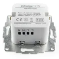 smart things sCharge s24 C 12W USB Steckdose Unterputz mit USB-C Kabel (30cm), Perfekt zur dauerhaften Stromversorgung von Smartphones und Tablets, Ideal für Smarthome-Systeme