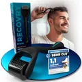RECOVRY Dermaroller Haare Kopfhaut - Dermaroller 0,5 mm - 192 echte Nadeln zum Haarwachstum beschleunigen - Derma Roller Hair Growth - Micro Needle Roller - Haarroller