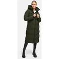 Marikoo Winterjacke Tikoraa mit extra langem Schnitt und hohem Kragen grün M (38)