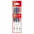 3er Set Pinsel mit Wasser-Reservoir
