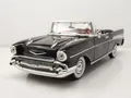 Chevrolet Bel Air Convertible 1957 schwarz James Bond Modellauto 1:18 Motormax