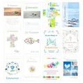 Edition Seidel Set 12 Premium Kommunionskarten mit Umschlag (Doppelkarten/Klappk