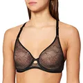 Triumph Damen Lace Spotlight WHP 01 Halbschalen BH, Schwarz (Black 0004), Herstellergröße: 80E