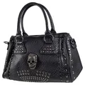 Einkaufszauber Bowlingtasche Bowlingbag Skull Totenkopf 3D Elegant - Handtasche (mit Schultergurt), Totenkopf in 3D