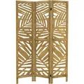 ML-Design Paravent 3-Teilig Kyoto Natur 170x121 cm aus Paulownienholz
