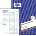 Avery Zweckform 305 Kassenbericht 50 Blatt A5 mit Vorsteuerspalte Kassenbestand