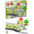 LEGO DUPLO 10427 Town Interaktive Abenteuer-Eisenbahn, Lernspielzeug