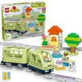 LEGO Duplo Stadt Abenteuer Zug Spielzeug Geburtstagsgeschenk pädagogische Bau...