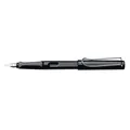 LAMY safari Patronenfüller schwarz hochglänzend M (mittel), 1 St.