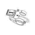 Kit Nachrüstsatz Halterung A 1 Arm für Anzeige Kiox Und Smartphonegrip 35mm