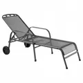 Rollliege Toulouse 190x56x70cm eisengrau Liegefläche Streckmetall bis 110kg neu