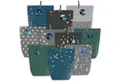 LuxusKollektion DIY-Adventskalender Adventskalender zum Befüllen, 24 Papiertüten DIY Weihnachten Blau
