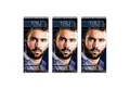 TRU Bartfarbe 3x TRU MEN Bart-Coloration Farben (3´er Pack) 90 - Schwarz, Spar-Set, 3-tlg.