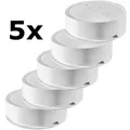 Bundle 5x Shelly Plus Smoke Rauchmelder - Smarter WLAN- und Bluetooth-Rauchmelder mit App-Benachrichtungen und akustischen Warnungen