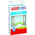 tesa Insektenschutz STANDARD für Fenster, mit Klettband, ohne Bohren (130 x 150 cm) (55672-00021-03)