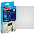 tesa® Klett-Fliegengitter INSECT STOP, zum Befestigen an Fensterrahmen, L 1300 x B 1500 mm, anthrazit-transparent 669894