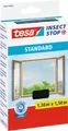 TESA 55672 AN - tesa Insect Stop, Fenster, 1,30 m x 1,50 m, anthrazit