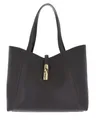 Furla Leder Shopper Goccia Tote Bag Urban Gray dunkelgrau