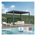 Weide Classic Pergola Aluminium freistehend 3 x 4 M Lamellendach anthrazit?
