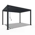 Weide Classic Aluminium Pavillon  Pergola 3 x 4 M Lamellendach anthrazit