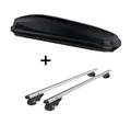 Dachbox JUEASY300+Dachträger VDP004 L für Skoda Fabia Kombi ab 99