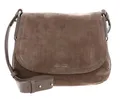 Coccinelle Leder Umhängetasche Rebekka Handbag Grained Leather Warm Taupe