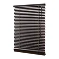 Ventanara® Holzjalousie 35mm Schwarzbraun Holz Jalousie Jalousette Echtholz 40 x 130 cm