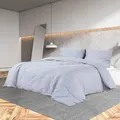 Duvet Crossing Set 200x200 cm Baumwollgrau