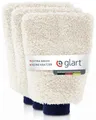Glart 44WH3 3er Mikrofaser Auto Waschhandschuh Profi-Qualität ohne Kratzer Mikrofasertuch (80% Polyester, 20% Nylon)