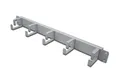 DIGITUS Kabel-Rangierpanel - 1HE - 5 Führungsbügel 44 x 60 mm - 48,30cm (19") - Für Netzwerk-Schrank - Patch-Kabel - Grau (DN-97601)