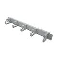 DIGITUS Kabelrangierpanel mit Kabelführungsbügeln f. 483 mm 19" Schrank 1HE Grau