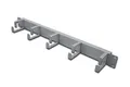 Assmann Kabelrangierpanel, 19Zoll, 1HE, 5x Kabelringe, grau (DN-97601)