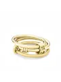 LIEBESKIND Ring LJ-1427-R-54 aus Edelstahl in gold