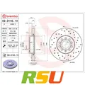 2x Brembo Bremsscheibe XTRA LINE - Xtra 09.9145.1X Höhe 50 mm Mindestdicke 22...