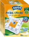Swirl PH 86 / PH 96 EcoPor Staubsaugerbeutel, 10 Beutel und 2 Filter, Beutel