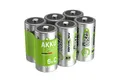ANSMANN AG Akku C 2500mAh Baby NiMH 1,2V – 1000x wiederaufladbar (6 Stück) Akku 2500 mAh (1.2 V)