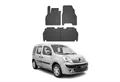 OMAC Auto-Fußmatten für Renault Kangoo 2007-2021 Gummimatten Schwarz 4 tlg (4 St), für Renault Kangoo 2007-2021 Renault Kangoo 2007-2021, Antirutsch,Wasserfest,Einfache Installation