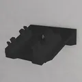 fossi3D 2X Wandhalterung Haken kompatibel mit LEGO Speed Champions & LEGO F1 – Display-Halter für Rennwagen, inkl. Befestigungsmaterial, 3D-gedruckt, hitzebeständig – Schwarz, Made in Germany